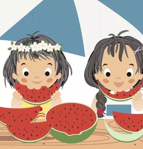 雪吃瓜头像动漫